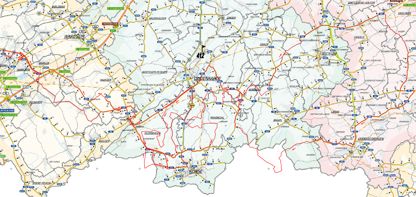 Grand Prix E3 Harelbeke 2014 - parcours