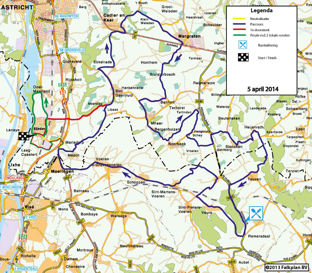Volta Limburg Classic 2014 - parcours