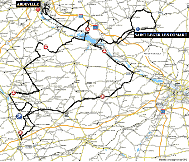 Grand Prix de la Somme 2014 - parcours