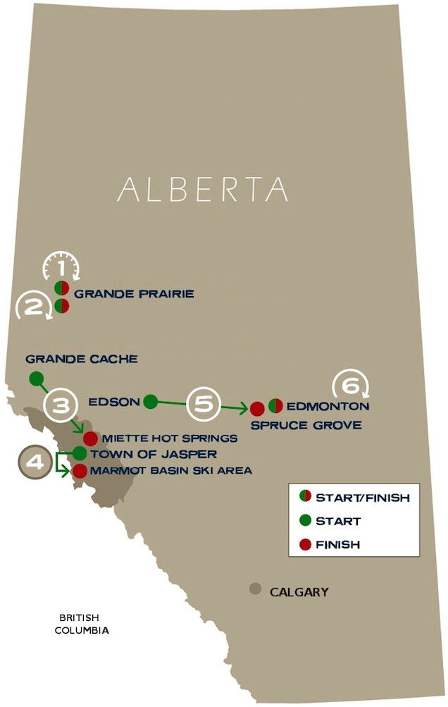 Tour of Alberta 2015 - parcours 2