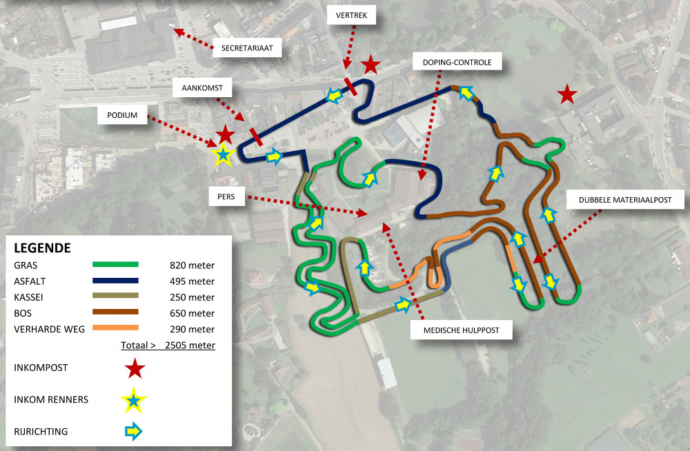 Vlaamse Druivencross Overijse 2015 - parcours