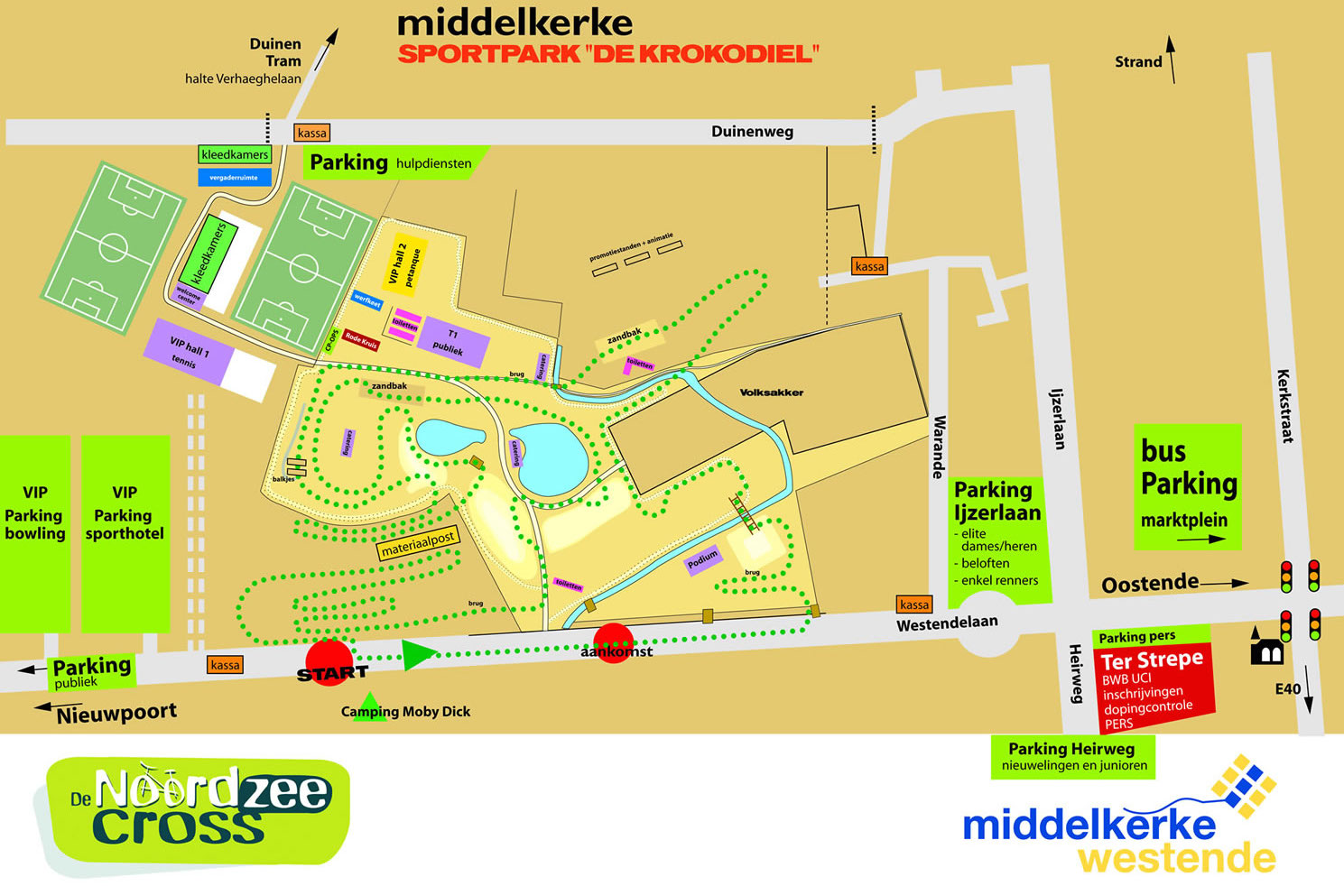 Superprestige Middelkerke 2016 - parcours