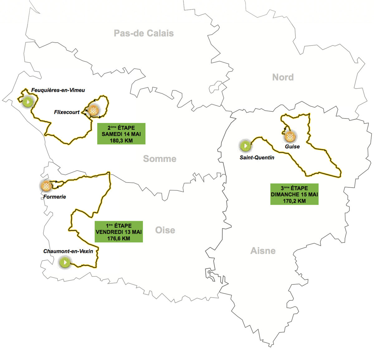 Tour de Picardie 2016 - parcours 2