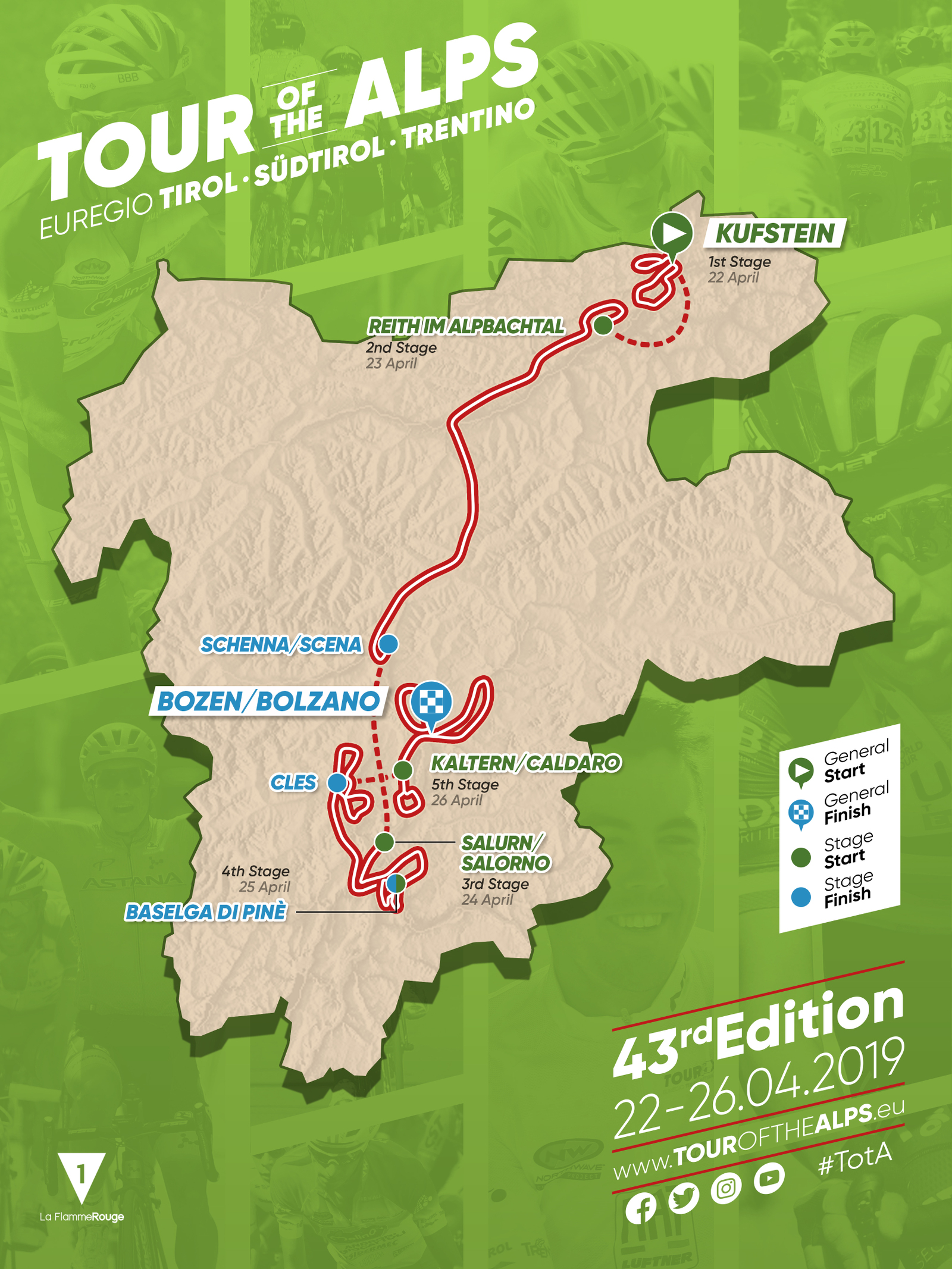 Tour Des Alpes 2019 Parcours 