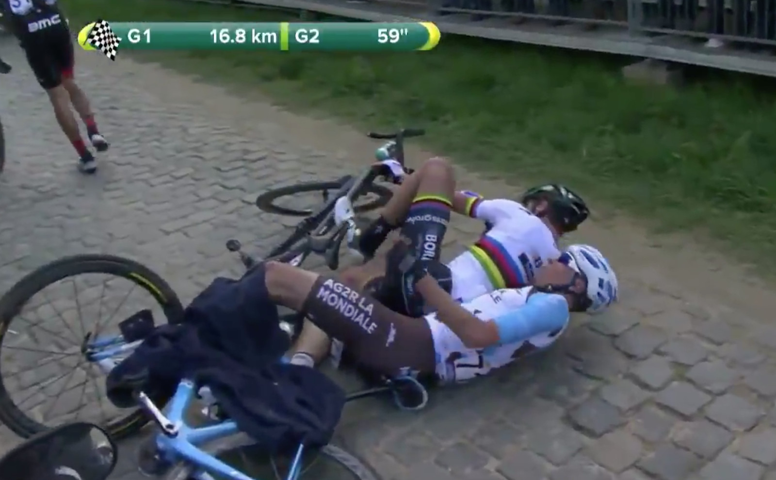 VIDEOS La Terrible Chute De Peter Sagan Sur Le Tour Des Flandres