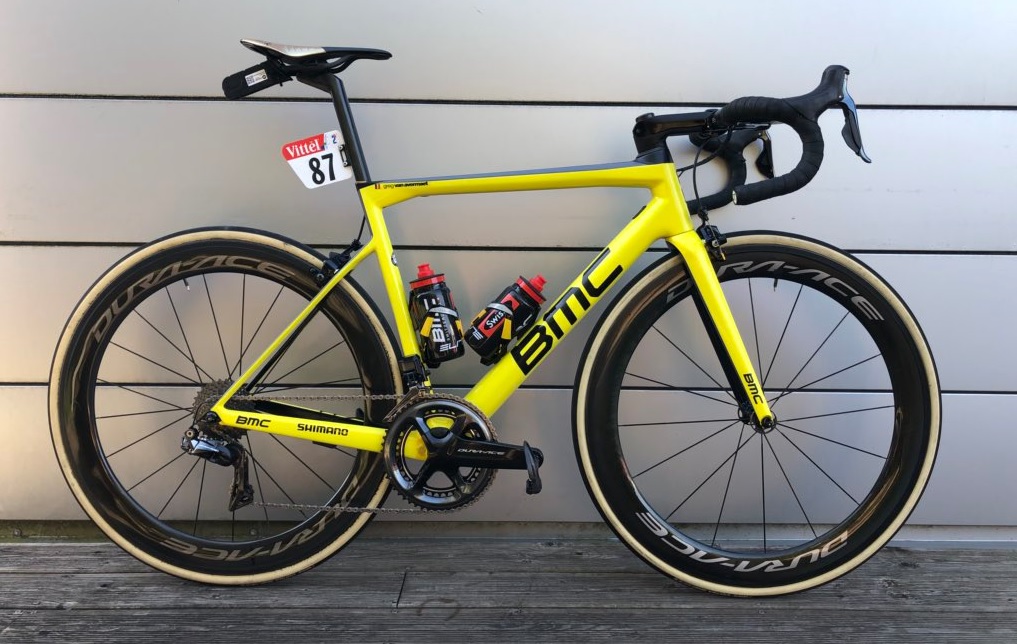 Tour de France 2018 : le nouveau vélo jaune de Greg Van Avermaet