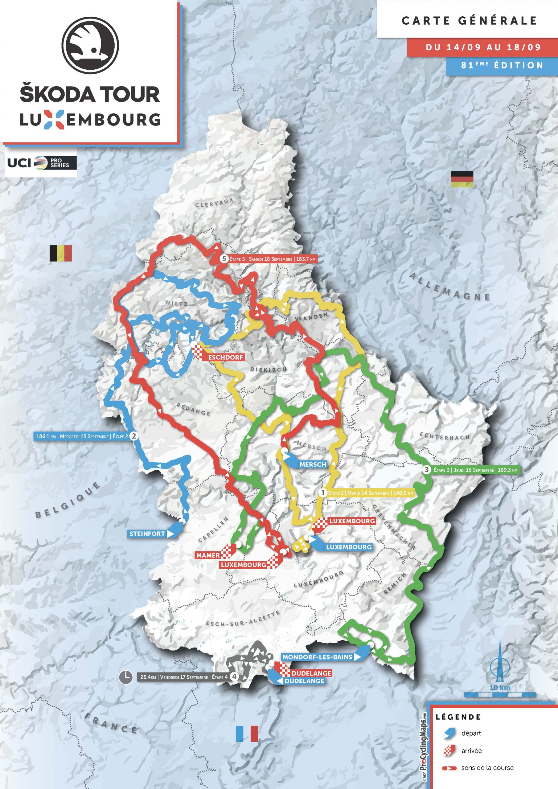 tour du luxembourg profil des etapes