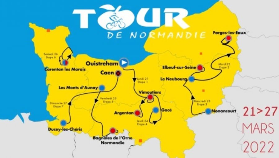 tour de normandie cycliste 2022