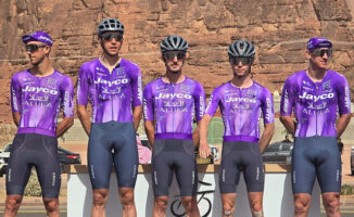 Coureurs de l'équipe Jayco-AlUla